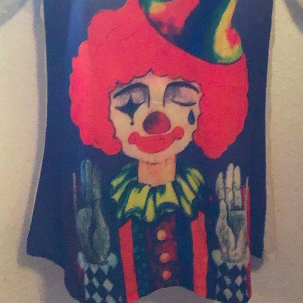 Clowning around Dress with poofy sleeves